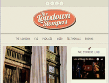 Tablet Screenshot of lowdownstompers.com
